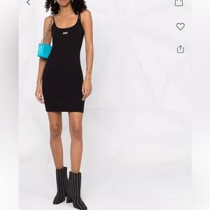 Off-White Black Mini Dress